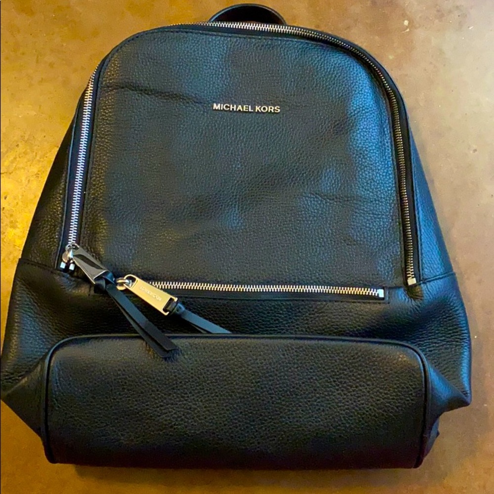 Michael Kors black back pack